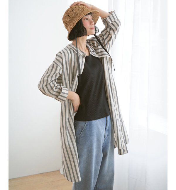 Lbc with Life「リネン混3WAYワンピース」|ワンピース|