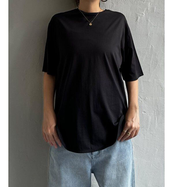 Lbc with Life「シルケット裾ラウンドTee」|Tシャツ・カットソー|