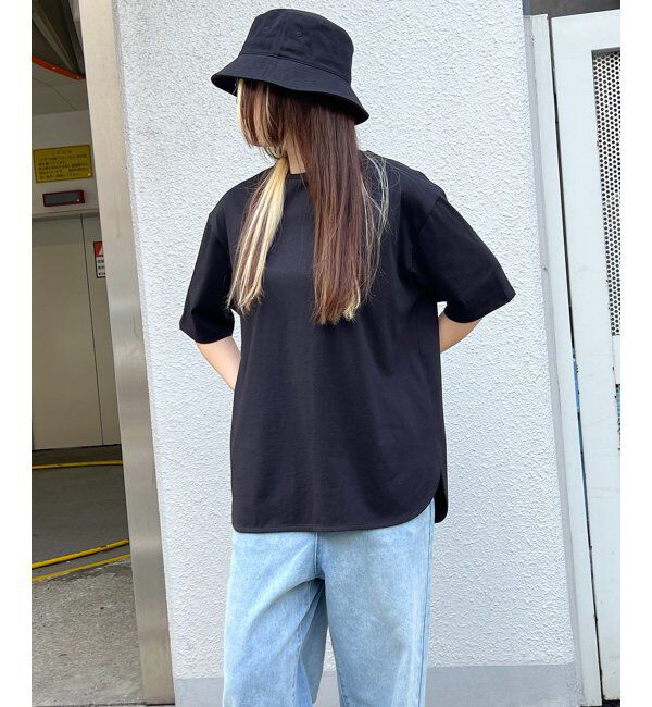 Lbc with Life「シルケット裾ラウンドTee」|Tシャツ・カットソー|