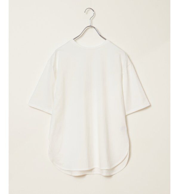 Lbc with Life「シルケット裾ラウンドTee」|Tシャツ・カットソー|