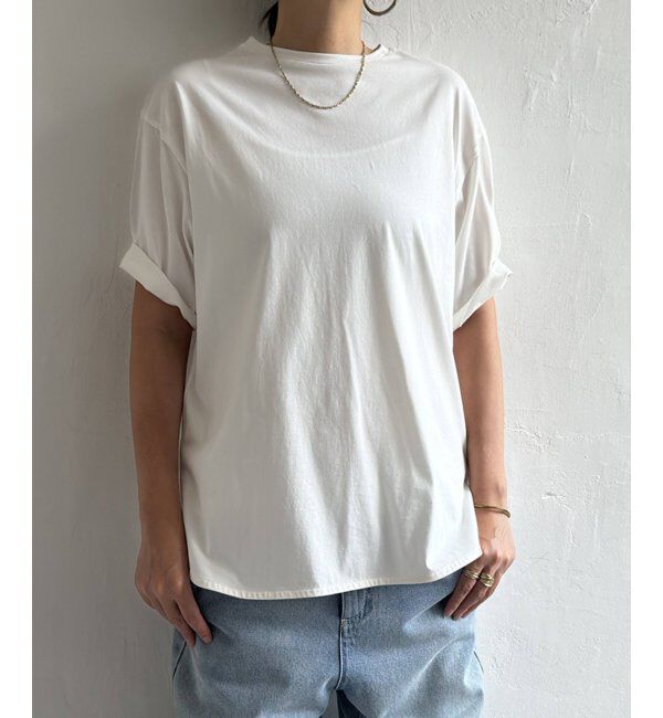 Lbc with Life「シルケット裾ラウンドTee」|Tシャツ・カットソー|