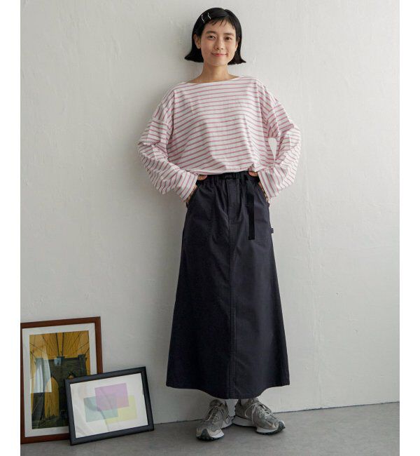 Lbc with Life「ツイルワークベルトフレアスカート」|スカート|