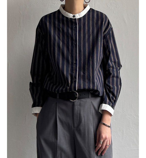 Lbc with Life「クレリックパイピングシャツ」|シャツ・ブラウス|