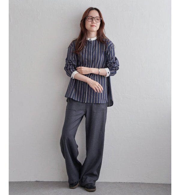 Lbc with Life「クレリックパイピングシャツ」|シャツ・ブラウス|