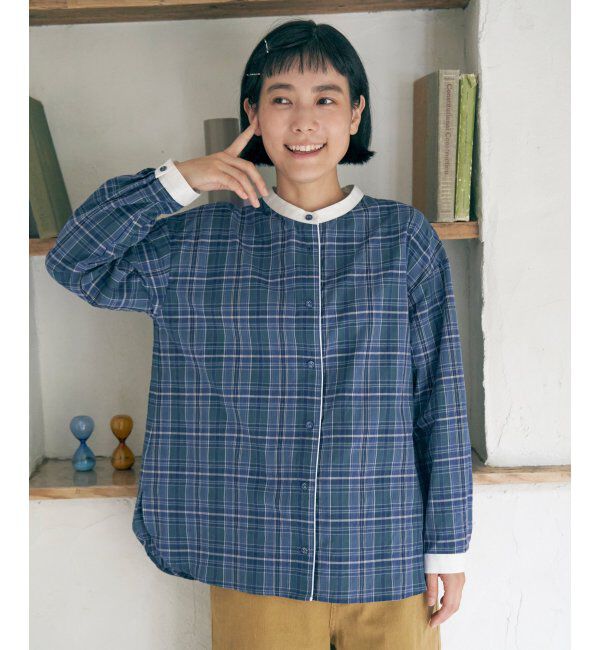 Lbc with Life「クレリックパイピングシャツ」|シャツ・ブラウス|