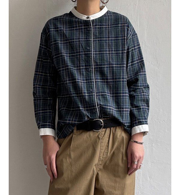 Lbc with Life「クレリックパイピングシャツ」|シャツ・ブラウス|