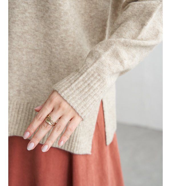 Lbc with Life「アンゴラ混Vネックニットプルオーバー」|カーディガン|