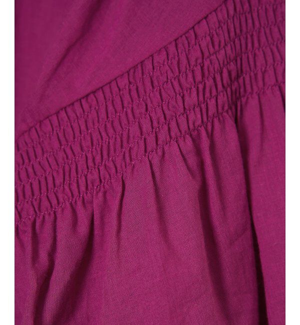 Lbc with Life「リネンブレンドシャーリングワンピ」|ワンピース|