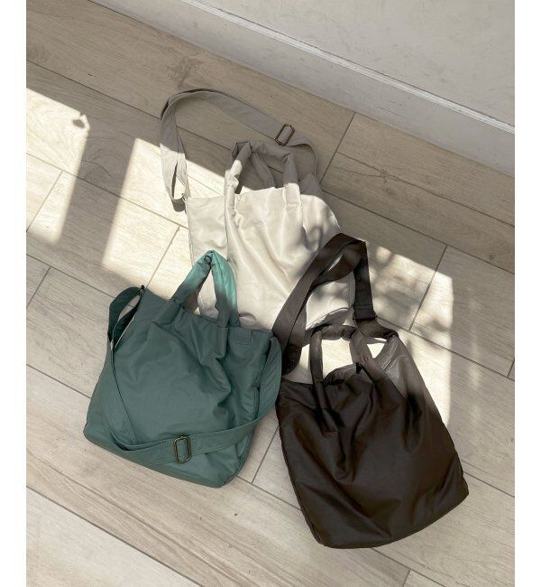 Lbc with Life「合皮パフ2WAYトートバッグ」|その他|