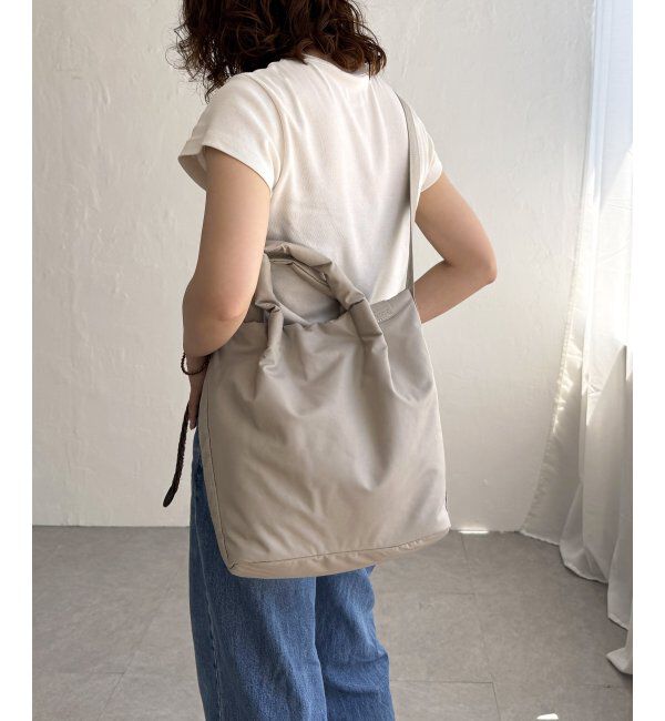 Lbc with Life「合皮パフ2WAYトートバッグ」|その他|