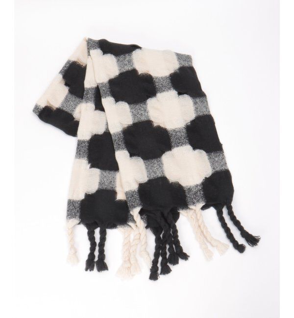 VENCE share style「メッシュチェックマフラー」|バンダナ・スカーフ|