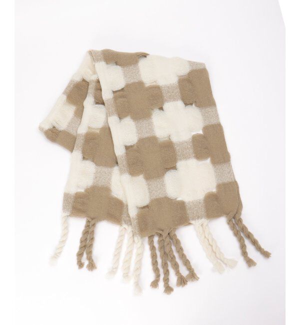 VENCE share style「メッシュチェックマフラー」|バンダナ・スカーフ|