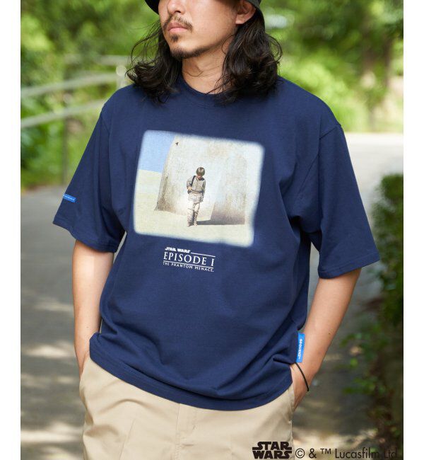 VENCE share style「STAR WARS スターウォーズ エピソード1 ロゴTシャツ」|Tシャツ・カットソー|ネイビーブルー