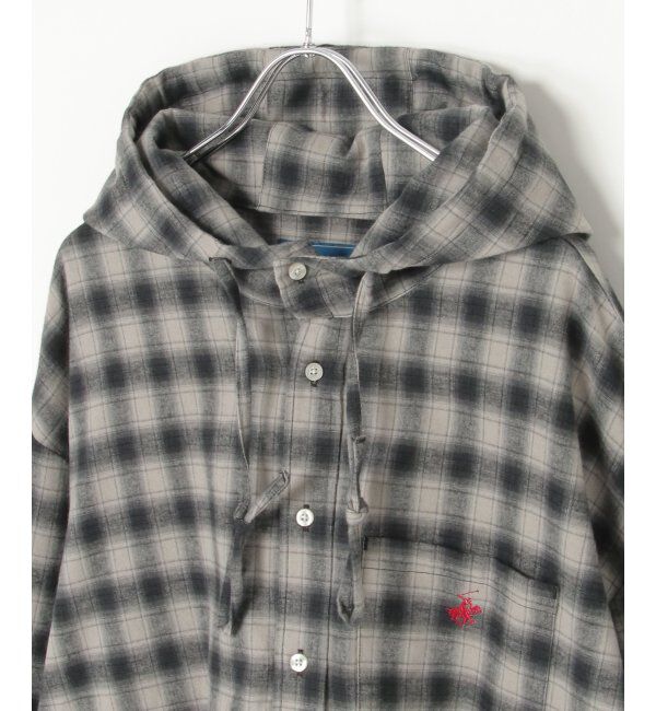 VENCE share style「BEVERLY HILLS POLO CLUB ネルチェックシャツパーカー」|シャツ・ブラウス|