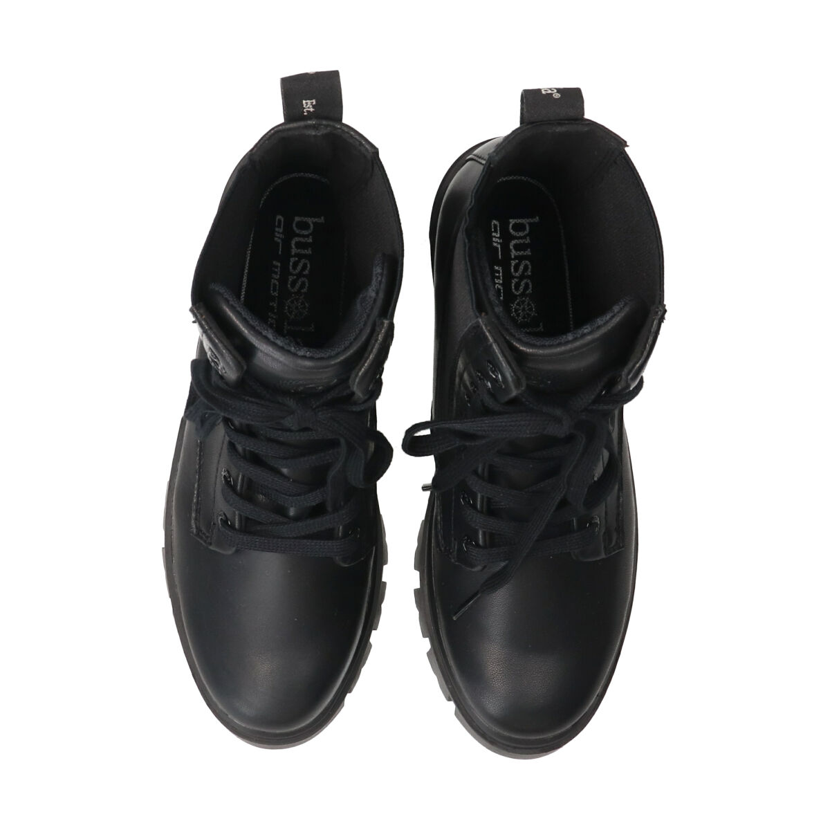 IMPORT SELECT「【bussola】撥水厚底デザインソールレースアップブーツ(935502)」|ショートブーツ|