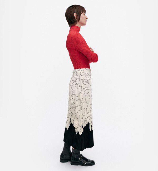 Marimekko「Piiru Piirto Unikko スカート」|スカート|