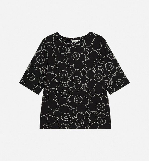 Marimekko「Kollaasi Piirto Unikko Tシャツ」|シャツ・ブラウス|