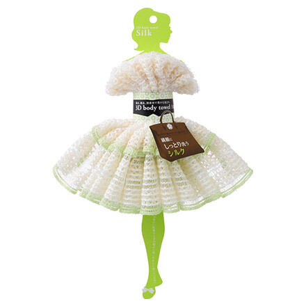 Of cosmetics（オブ・コスメティックス）「3Dボディタオル・シルク」|入浴剤・バスグッズ|その他