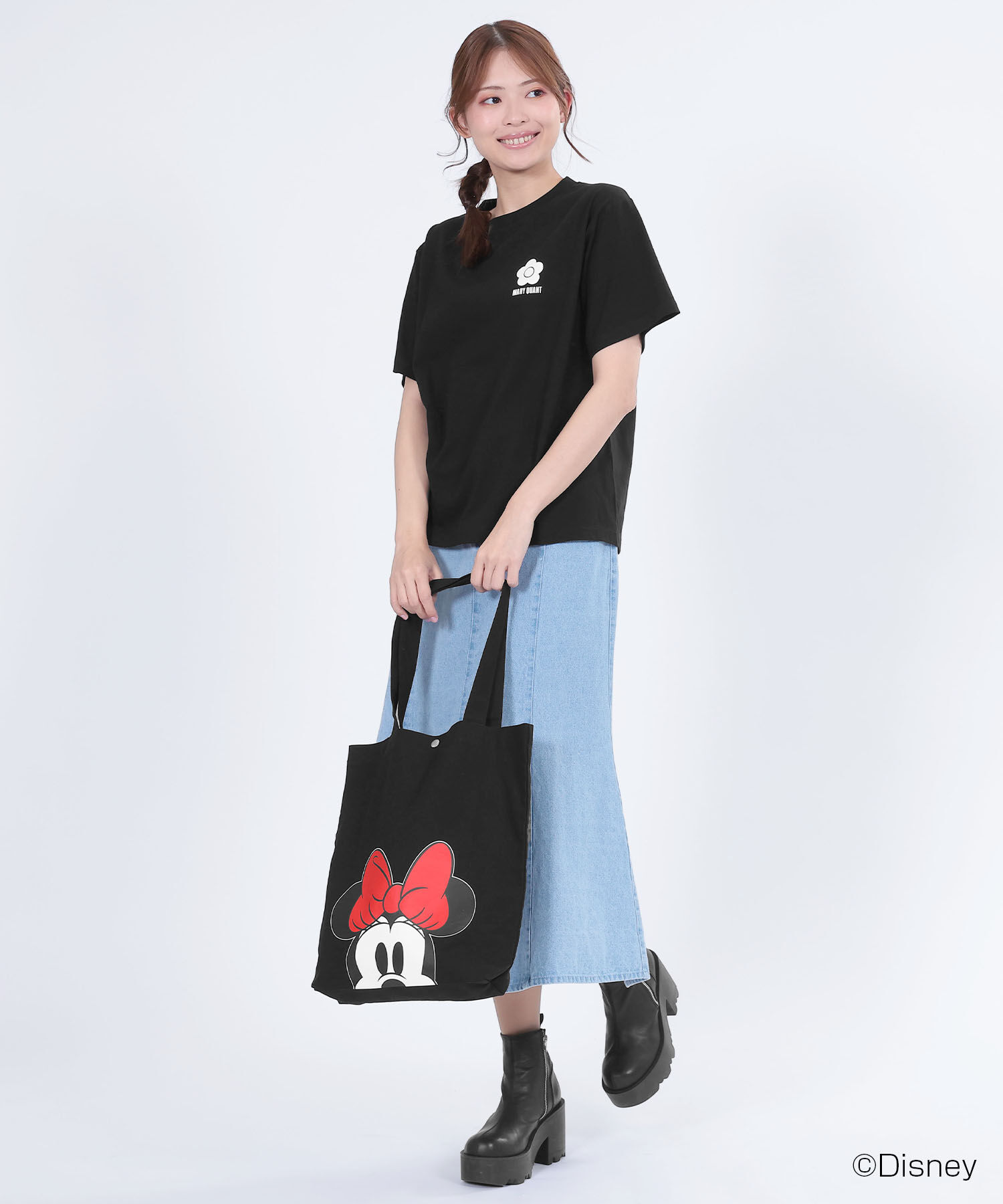 MARY QUANT「ミニーマウスデザイン トート」|トートバッグ|