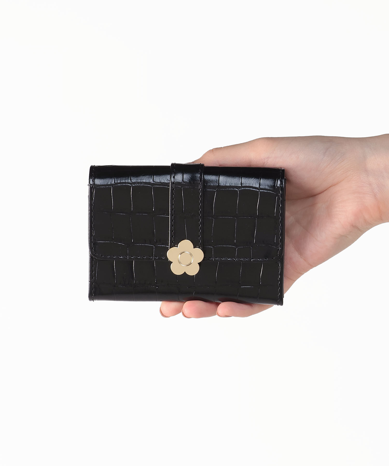 MARY QUANT「クロコエンボス カードケース」|ポーチ|