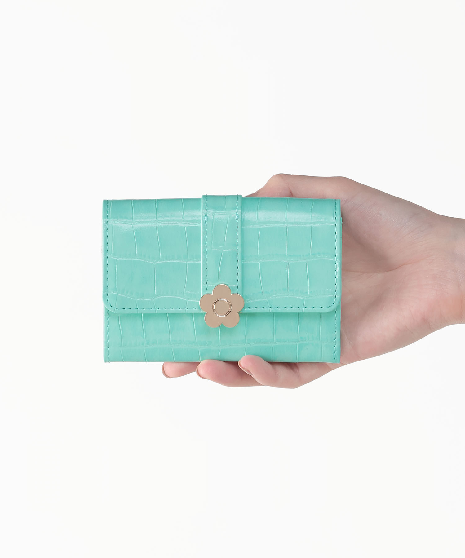 MARY QUANT「クロコエンボス カードケース」|ポーチ|