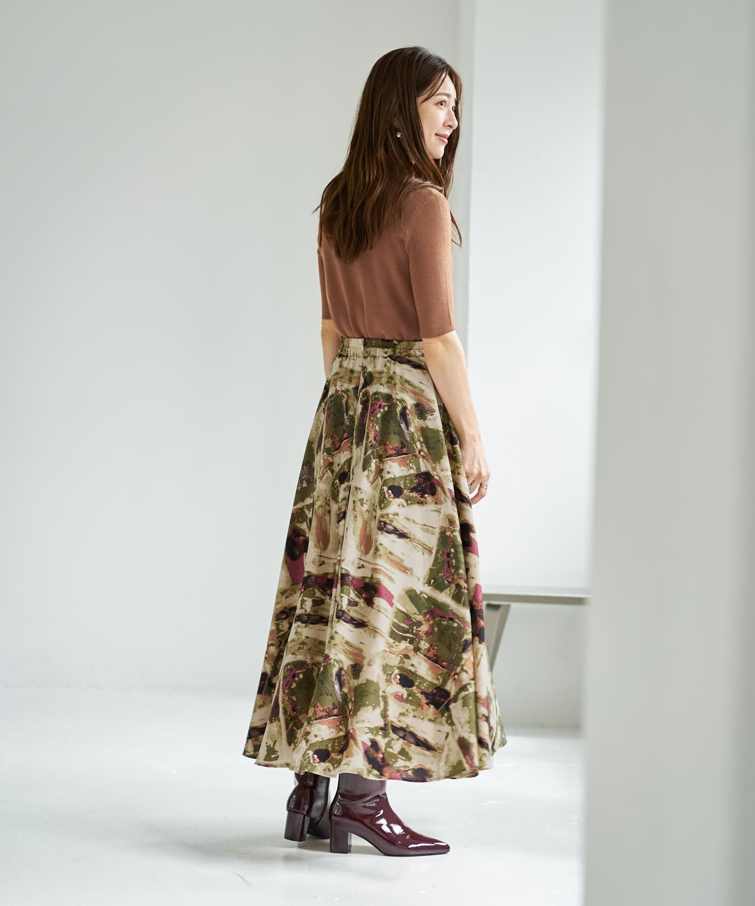 STYLE DELI「ソフトタッチ◆５分袖ハイネックトップス」|ニット・セーター|