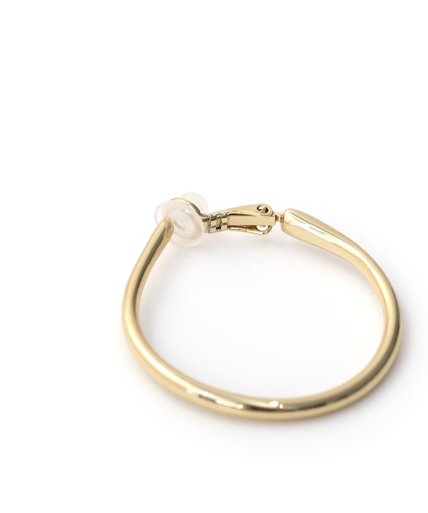 colleca la「ラウンドドロップフープイヤリング」|イヤリング|