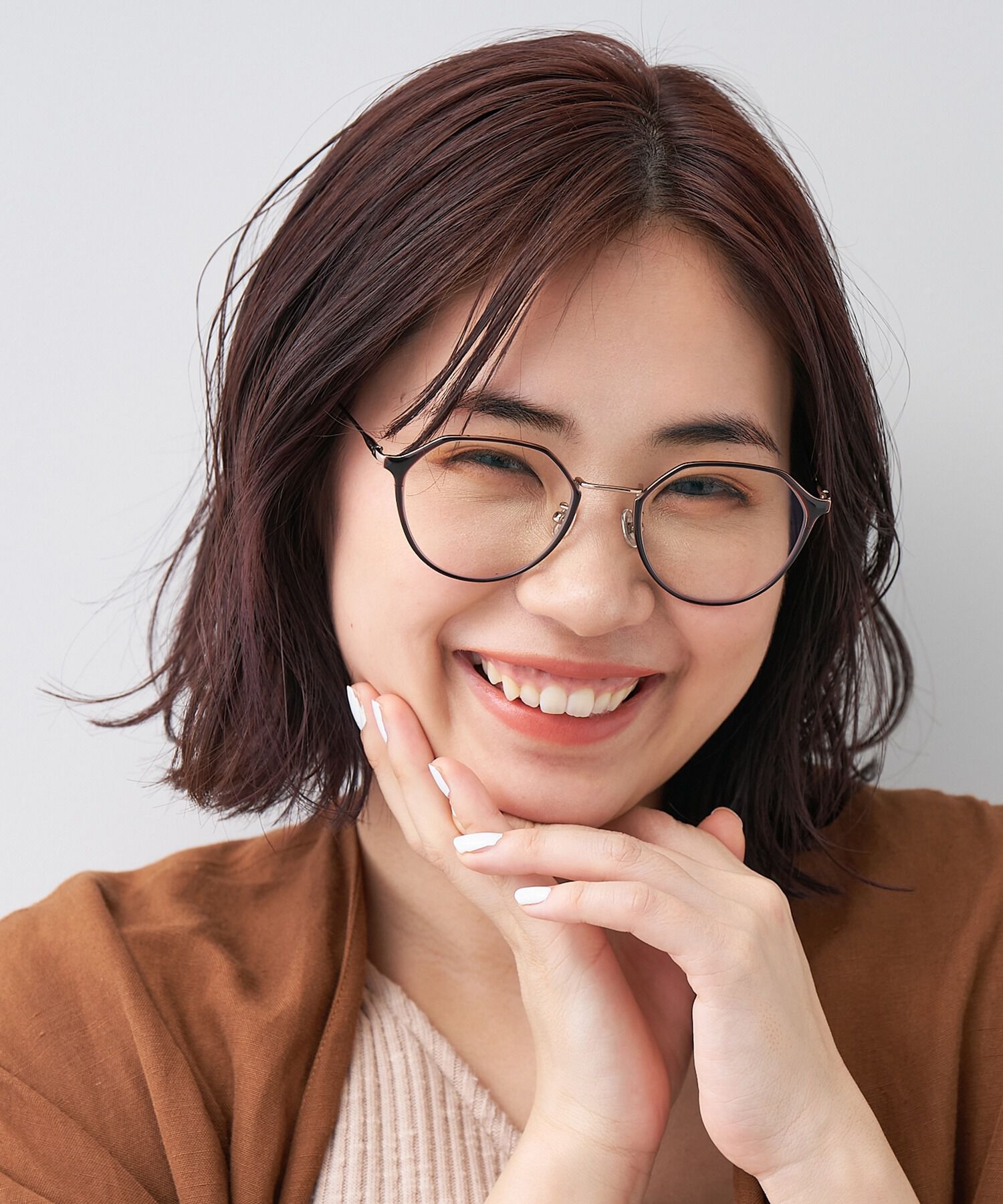  「ボストン型 クリアレンズサングラス｜紫外線100%カットクリアサングラス」|サングラス|