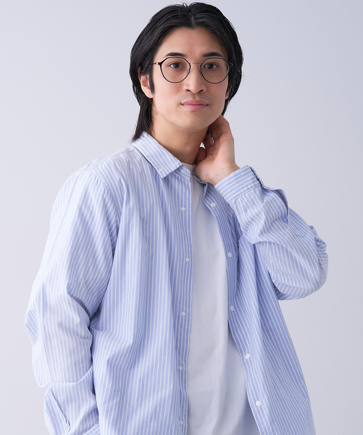  「ボストン型 クリアレンズサングラス｜紫外線100%カットクリアサングラス」|サングラス|