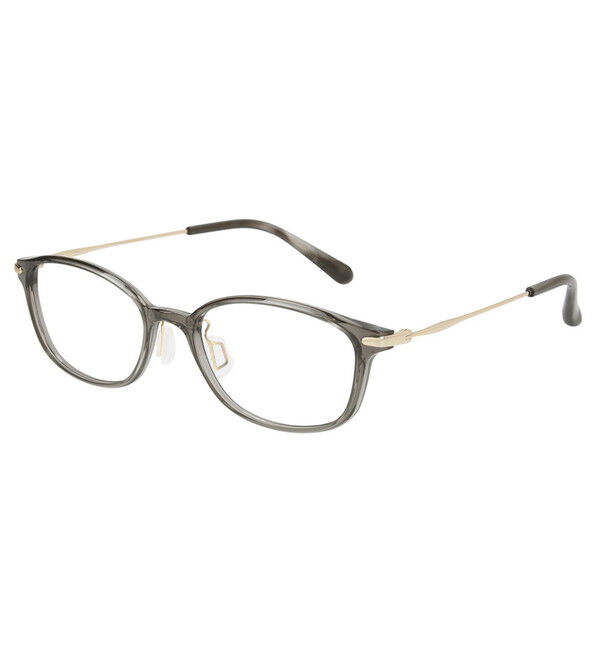  「ウェリントン型 メガネ｜軽くて壊れにくい Zoff FASHION 度付きメガネ レンズ交換券付き」|メガネ|グレー