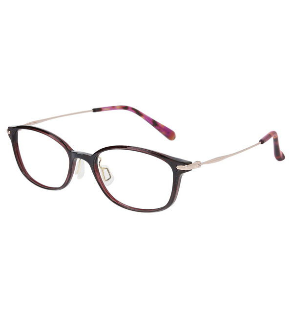  「ウェリントン型 メガネ｜軽くて壊れにくい Zoff FASHION 度付きメガネ レンズ交換券付き」|メガネ|パープル