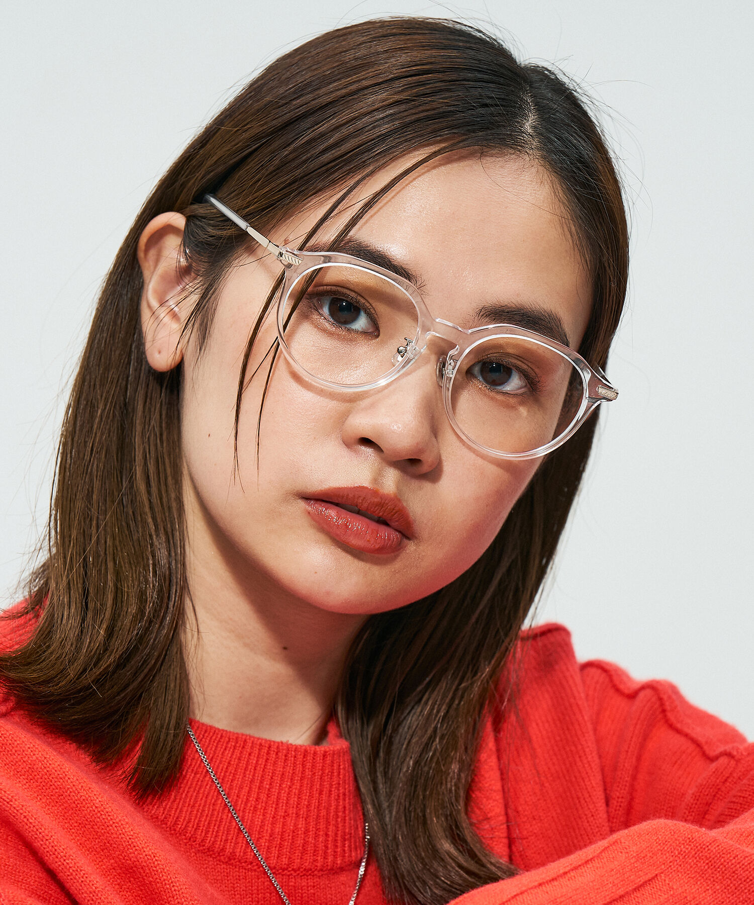  「Zoff｜STUDIO SEVEN｜ボストン型 メガネ｜ビッグシェイプ メタル 多角形 レンズ交換券付き」|メガネ|