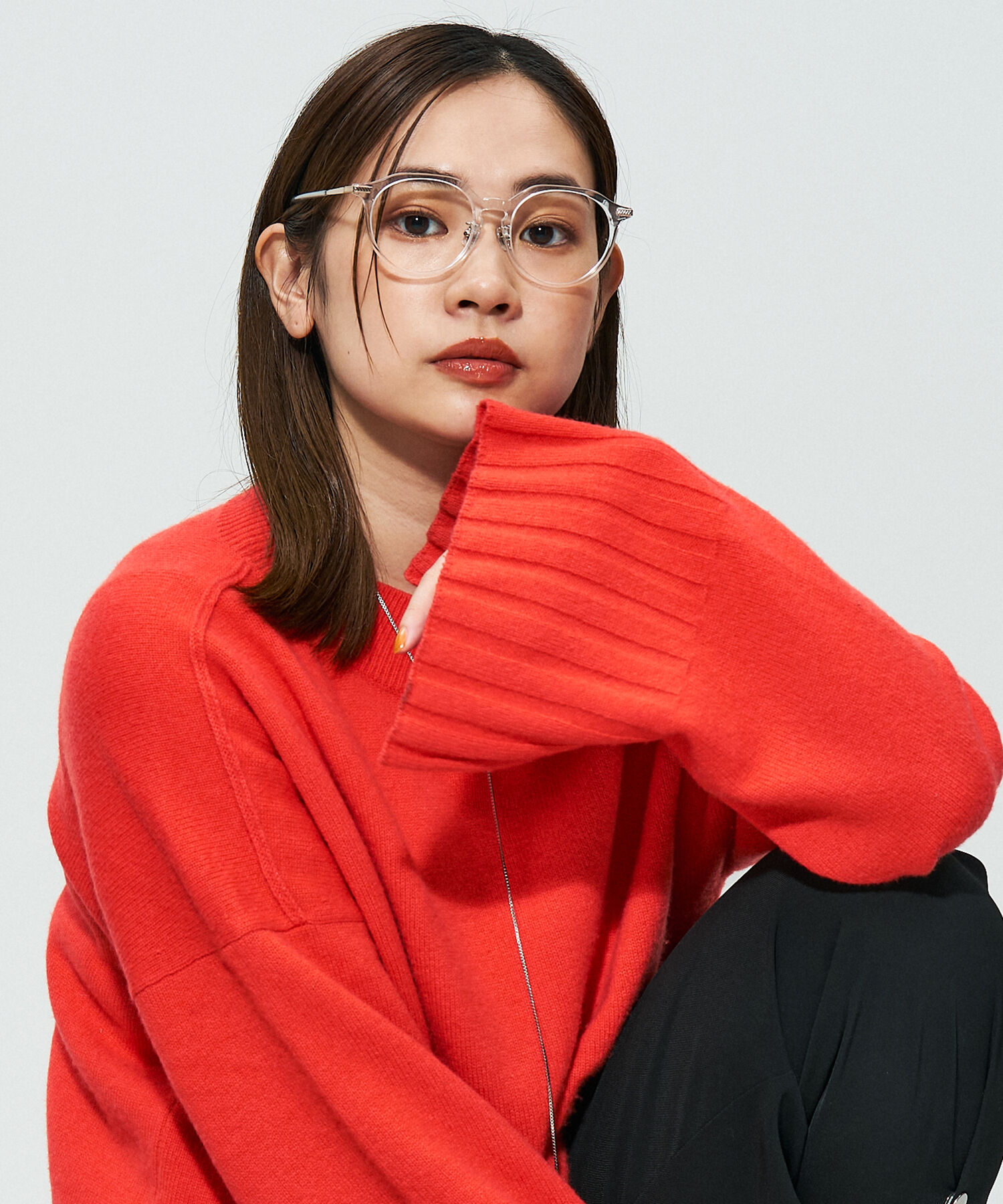  「Zoff｜STUDIO SEVEN｜ボストン型 メガネ｜ビッグシェイプ メタル 多角形 レンズ交換券付き」|メガネ|