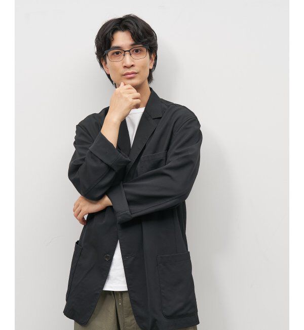  「ウェリントン型 跳ね上げ式メガネ フリップアップ FLIPUP おしゃれ 読書  レンズ交換券付」|メガネ|ブラック系その他