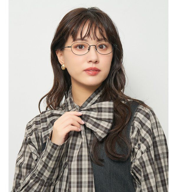  「Zoff｜SHIBATA HIKARI｜メガネ｜メタルフレーム｜伊達・度付き レンズ交換券付」|メガネ|