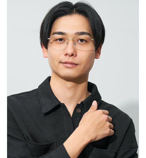  「ウェリントン型 メガネ | チタン 軽量 メタルフレーム レディース 大人可愛い レンズ交換券付」|メガネ|