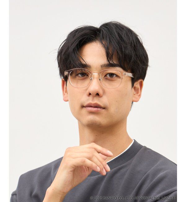  「Zoff｜はぴだんぶい 【タキシードサム モデル】メガネ｜伊達・度付きメガネ｜グッズ   レンズ交換券付」|メガネ|