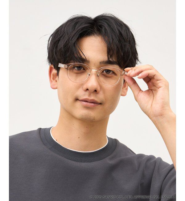  「Zoff｜はぴだんぶい 【タキシードサム モデル】メガネ｜伊達・度付きメガネ｜グッズ   レンズ交換券付」|メガネ|