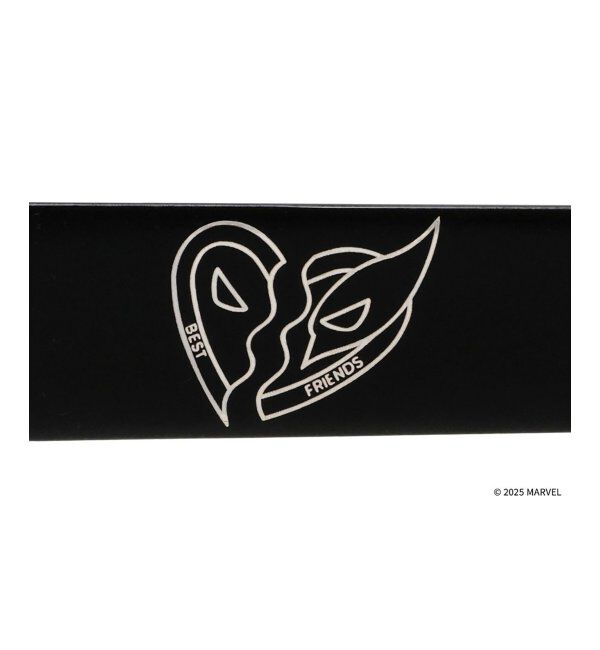  「MARVEL COLLECTION デッドプール & ウルヴァリン  メガネ | 伊達メガネ 度付き   レンズ交換券付」|メガネ|