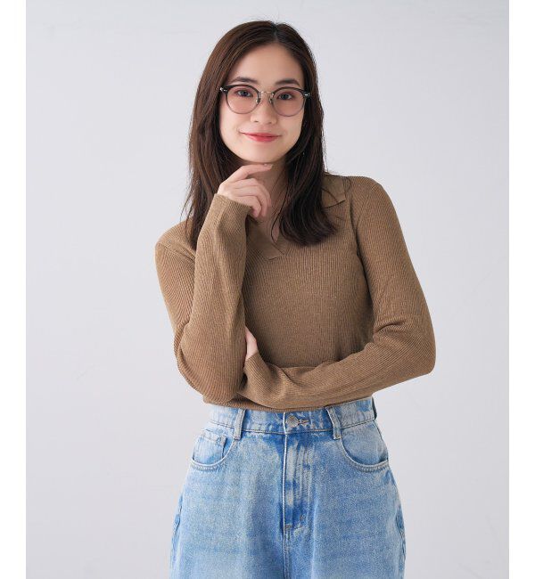  「Zoff｜UNITED ARROWS メガネ | [Stylish] 伊達メガネ 度付き ユナイテッドアローズ   レンズ交換券付」|メガネ|