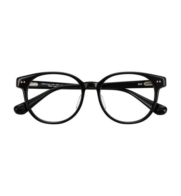  「 ボストン型 メガネ | 黒縁フレーム 伊達めがね 度付きユニセックス 読書  CLASSIC  レンズ交換券付」|メガネ|