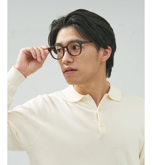  「 ボストン型 メガネ | 黒縁フレーム 伊達めがね 度付きユニセックス 読書  CLASSIC  レンズ交換券付」|メガネ|