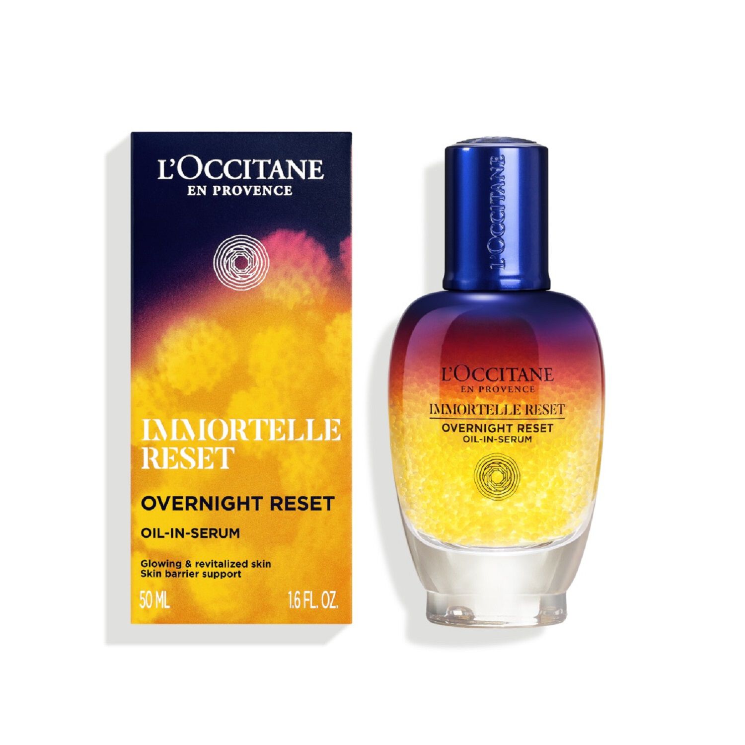 L&rsquo;OCCITANE「イモーテル オーバーナイトリセットセラム30mL」|美容液・オイル・クリーム|-
