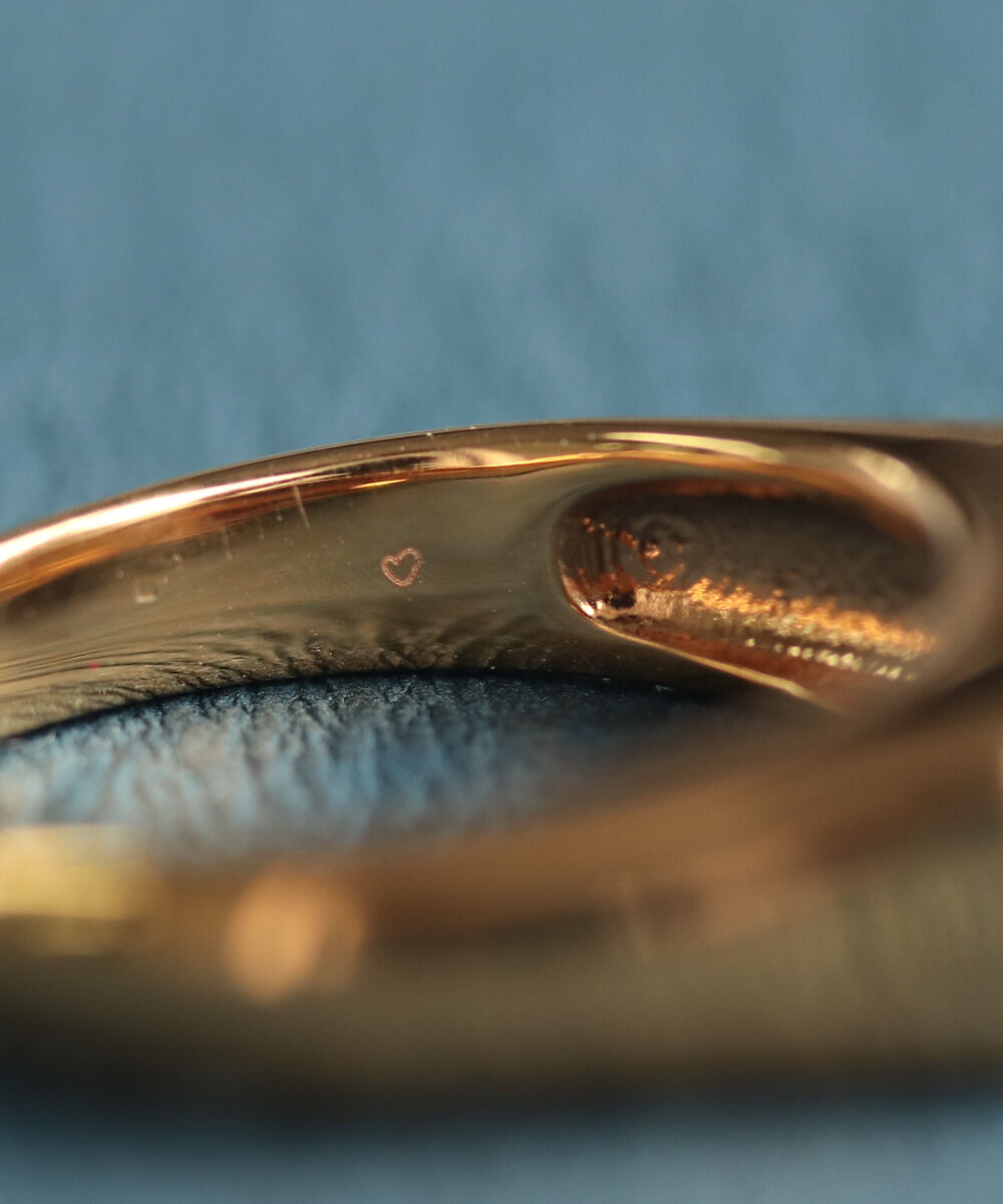  「Two as one silver925 シグネットワイドリング　ペア」|リング|