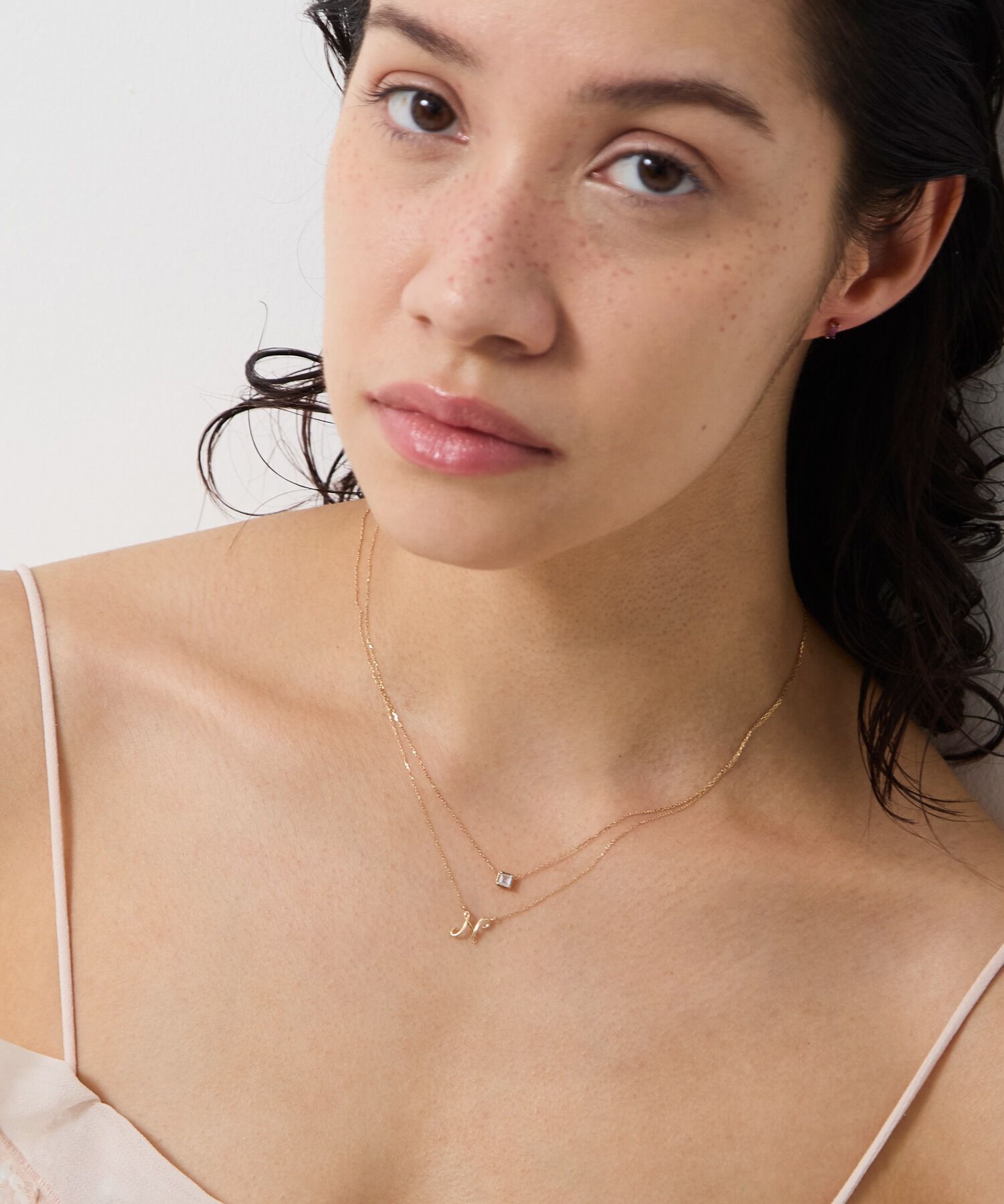 JUPITER「【K10】イニシャルネックレス」|ネックレス|