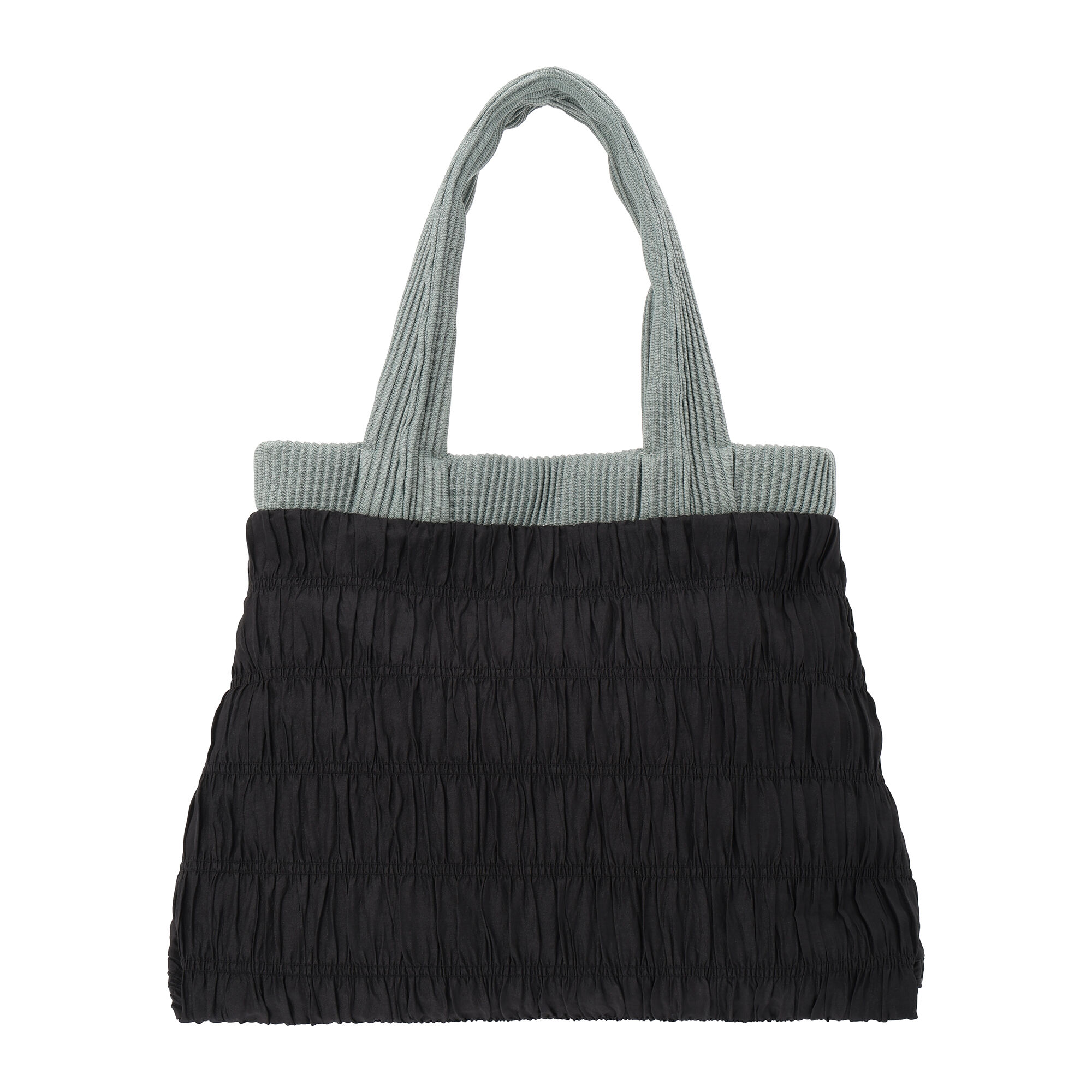  「ギャザートート／ＥＳＭＥＲＡＬＤＯ　ｈａｐｐｉｎｅｓｓ」|トートバッグ|ブラック