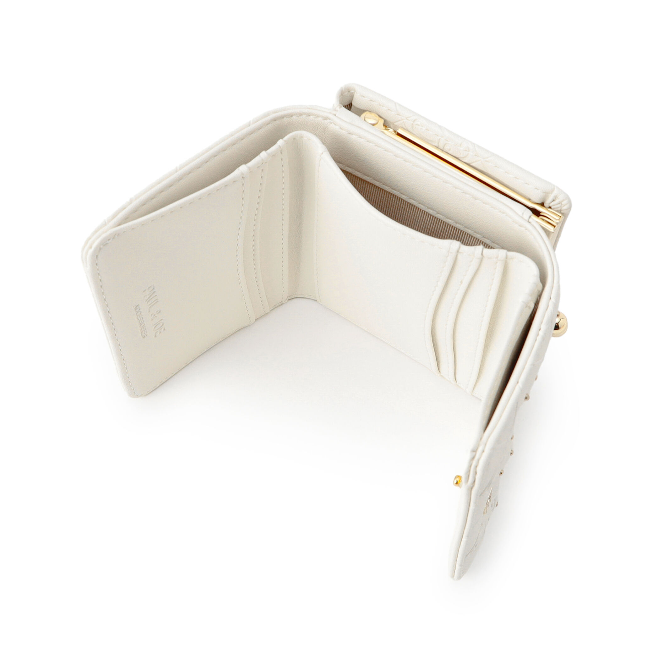 PAUL&JOE「口金ミニ財布／ロゴエンボス」|財布|