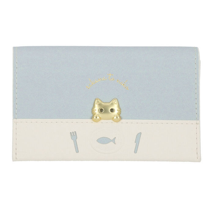 BACKYARD FAMILY「名刺入れ レディース 通販 ねこ 猫 ネコ カードケース スリム 薄型 レディース 花柄」|名刺入れ・カードケース|