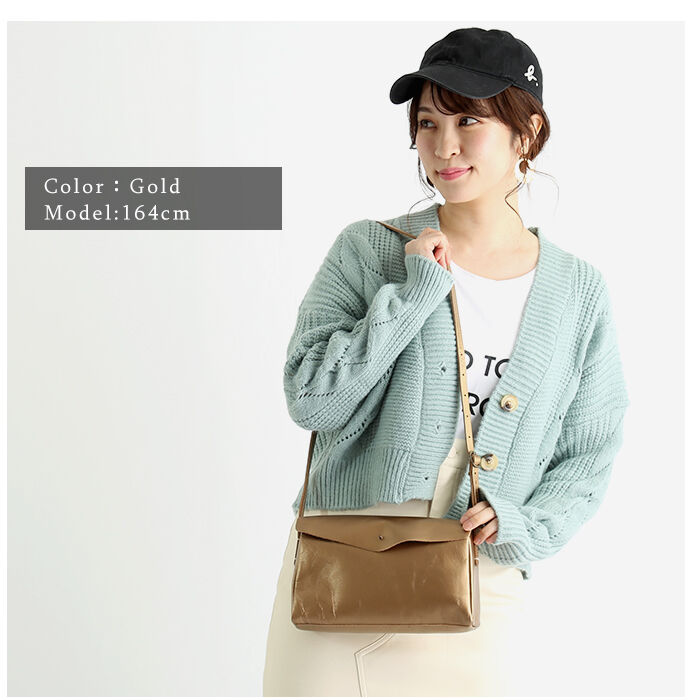 BACKYARD FAMILY「ショルダーバッグ レディース ブランド 通販 革 黒 バック ブラック バッグ 小さめ」|ショルダー・メッセンジャー|