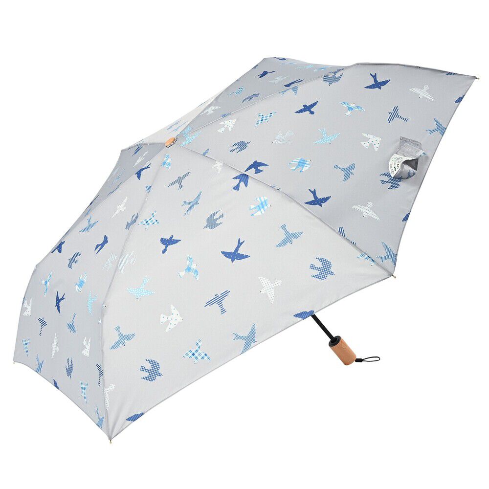 BACKYARD FAMILY「ニフティカラーズ 折りたたみ傘 通販 nifty colors 傘 レディース メンズ 自動開閉」|傘|グレー2